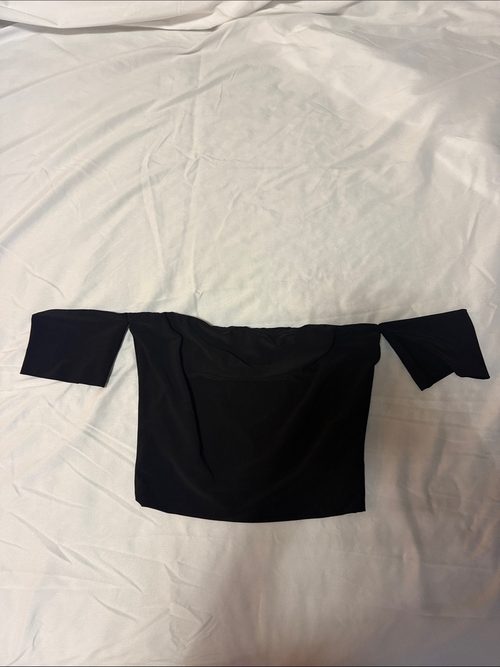 Off-Shoulder Black Women’s Top